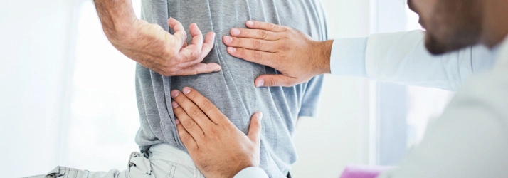 Chiropractic Canby OR Middle Back Exam